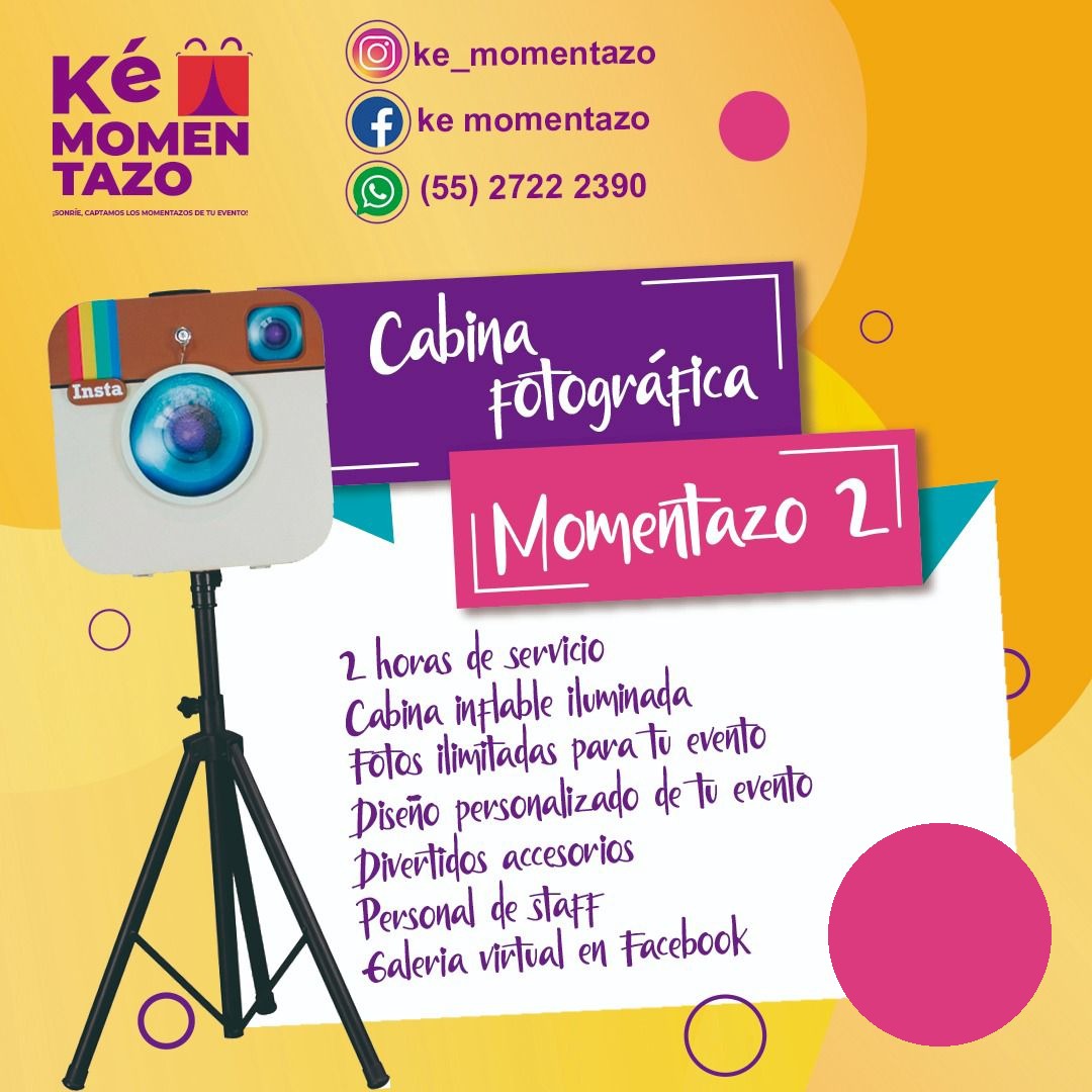 Cabina Fotográfica · Momentazo 2 · 2 horas